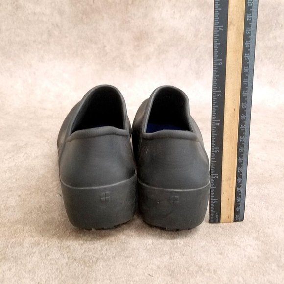 Shoes For Crews Womens Black Slip On Cobalt Loafer Slip and Oil Resistant Work - Picture 5 of 10